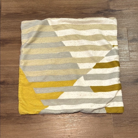 Striped Geometric 18"x18" Throw Pillow Cover - Picture 1 of 2